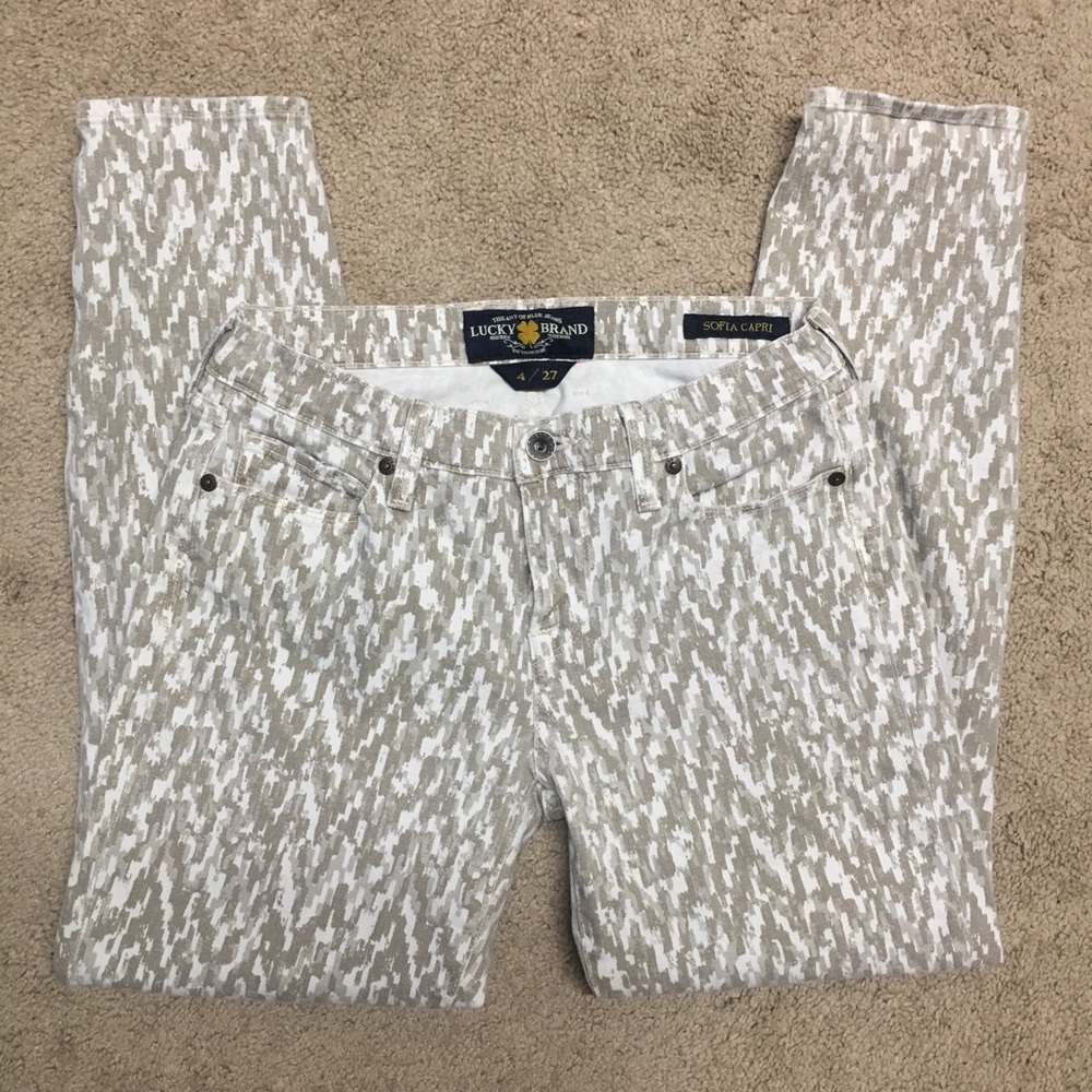 🍀 Lucky Brand Sofia Capris